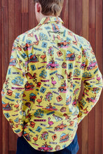 Load image into Gallery viewer, Crowbar Happy Days (Mens) Open Front Long Sleeve Shirt Limited Edition (Happy Days Print)