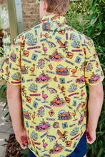 Load image into Gallery viewer, Crowbar Happy Days (Mens) Open Front Short Sleeve Shirt Limited Edition (Happy Days Print)