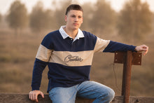 Load image into Gallery viewer, Crowbar Heritage Jersey Navy | Beige CBHJNB