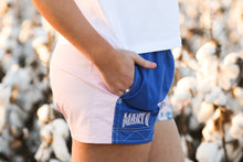 Load image into Gallery viewer, MaryG - Youth - Australian Cotton Old School Harlequin Cobalt Blue | Happy Days | Spearmint | Pale Pink Short
