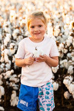 Load image into Gallery viewer, MaryG - Youth - Australian Cotton Old School Harlequin Cobalt Blue | Happy Days | Spearmint | Pale Pink Short
