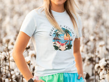 Load image into Gallery viewer, MG Fitted T-Shirt - Forever a Cowgirl - Sky Blue
