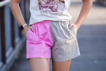 Load image into Gallery viewer, MaryG - Classic Australian Cotton - Harlequin Neon Pink | Beige | Denim Short
