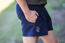 Load image into Gallery viewer, Crowbar Andy "Murray Cod" Shorts - French Navy
