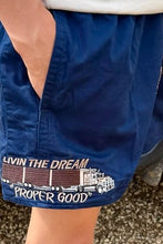 Load image into Gallery viewer, Andy (Youth) Drill Short Road Train &quot;Proper Good&quot; (French-Navy)
