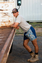 Load image into Gallery viewer, Pauly - Mens Australian Cotton - Harlequin Drill Short Denim | Happy Days Short
