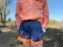 Load image into Gallery viewer, MaryG - Youth - Australian Cotton Old School Denim | Peach Panel Short
