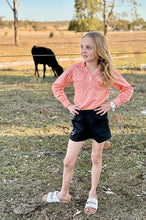 Load image into Gallery viewer, MaryG Youth - Old School Short Black | Rose Gold Metallic Embroidery
