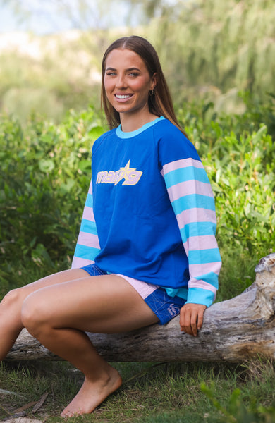 Mary G Star Cobalt Sweater