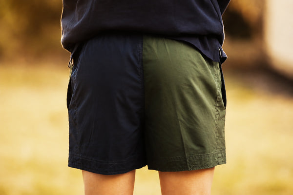 Pauly Short  French Navy| Heritage Green CBPHFNHG