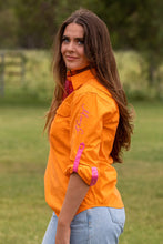 Load image into Gallery viewer, MaryG - Grown Here - Long Sleeve Shirt (Tangerine | Musk)
