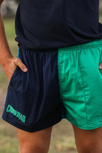 Load image into Gallery viewer, Pauly - Youth Harlequin Drill Short (French Navy | Kelly Green | Electric Blue)
