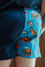 Load image into Gallery viewer, Andy - Happy Days - Harlequin Drill Short - Navy | Happy Days Print
