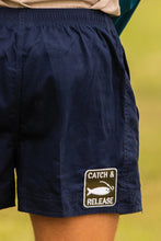 Load image into Gallery viewer, Andy Grown Here (Mens) Drill Short (French-Navy | Murray Cod)
