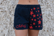 Load image into Gallery viewer, MaryG - Fave Short (French Navy | Coral Stars)
