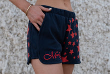 Load image into Gallery viewer, MaryG - Fave Short (French Navy | Coral Stars)
