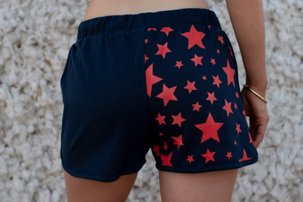 MaryG - Fave Short (French Navy | Coral Stars)